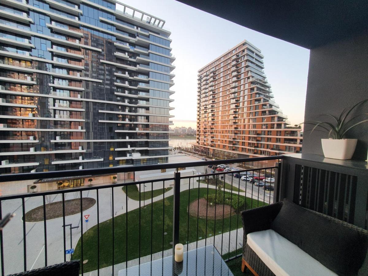 Belgrade Waterfront - Beograd Na Vodi Lägenhet Exteriör bild