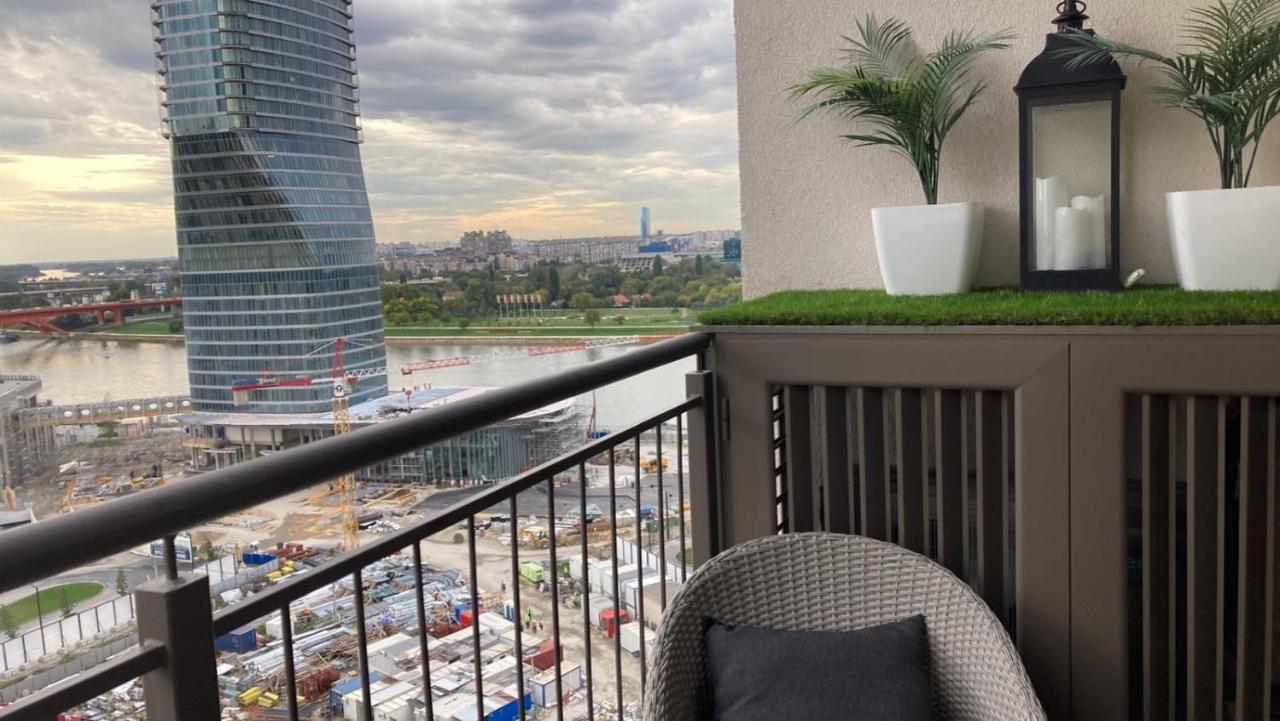 Belgrade Waterfront - Beograd Na Vodi Lägenhet Exteriör bild