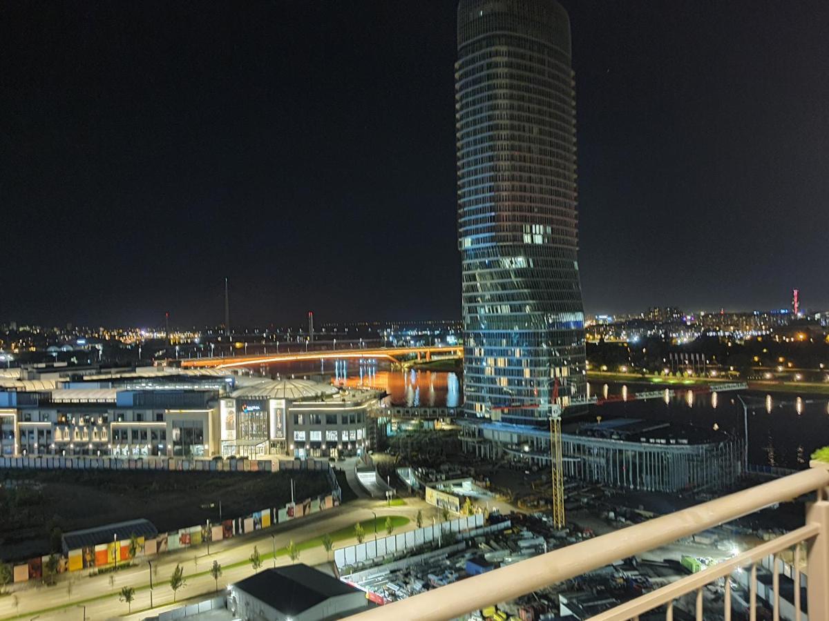 Belgrade Waterfront - Beograd Na Vodi Lägenhet Exteriör bild