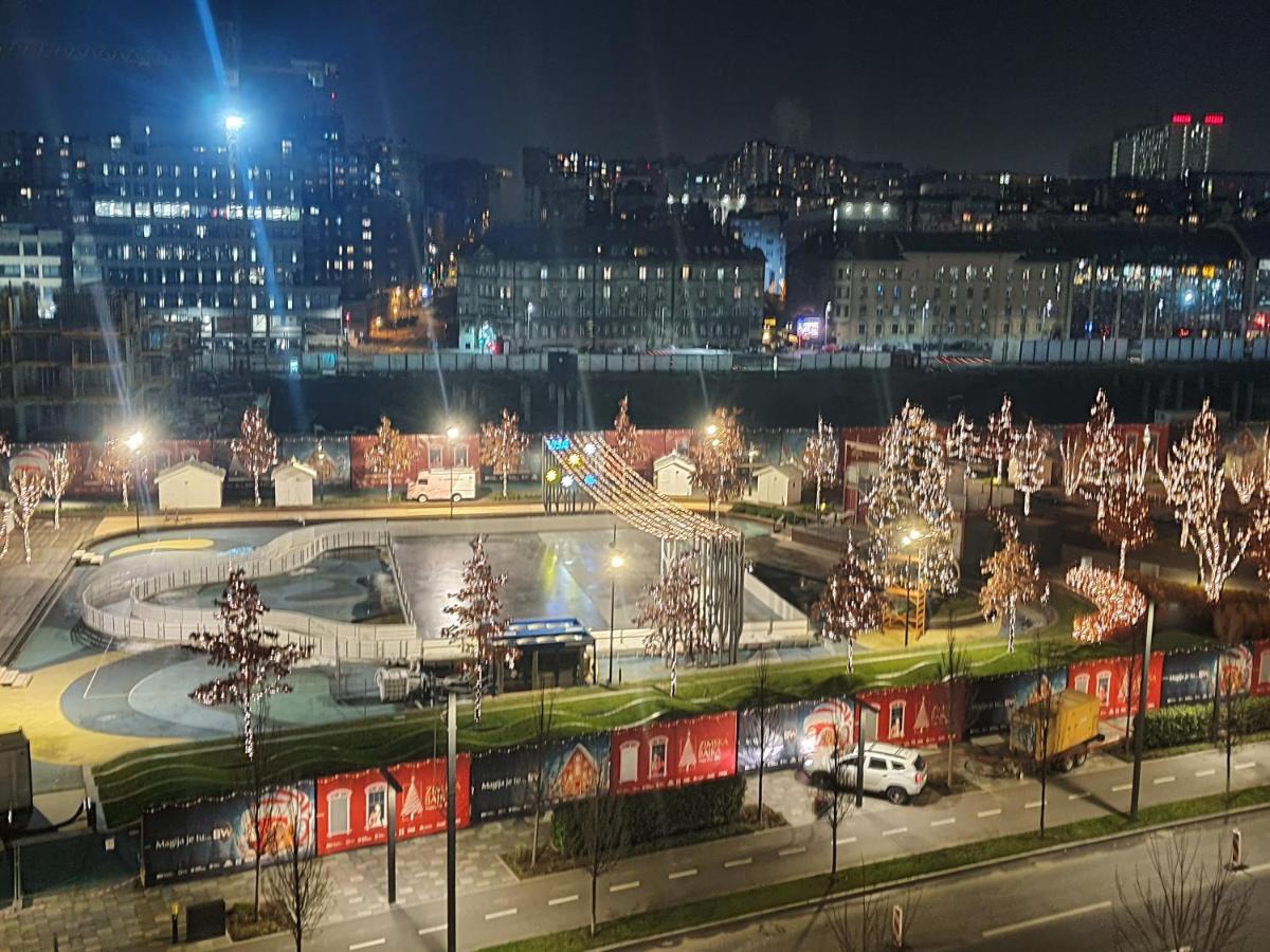 Belgrade Waterfront - Beograd Na Vodi Lägenhet Exteriör bild
