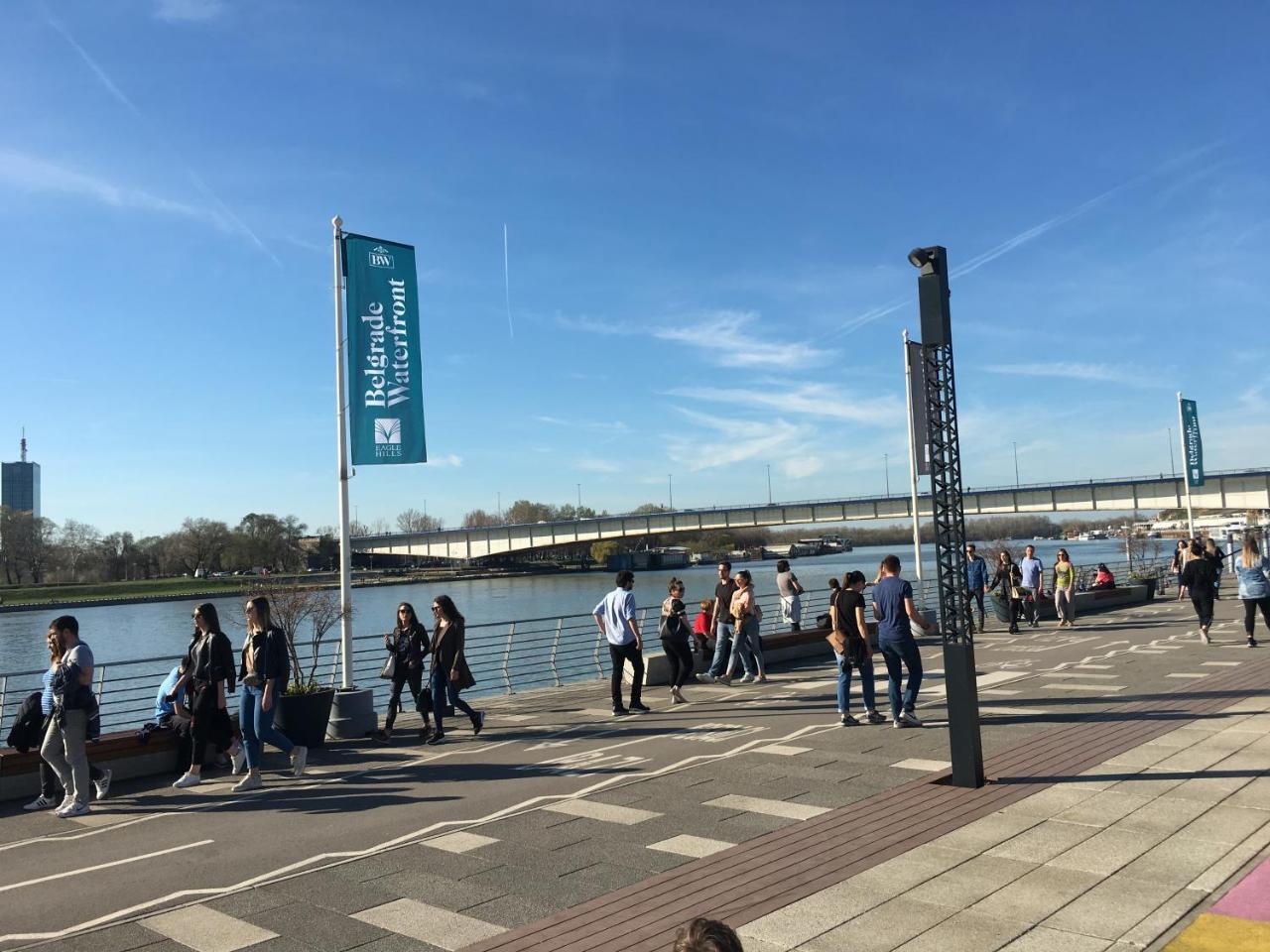 Belgrade Waterfront - Beograd Na Vodi Lägenhet Exteriör bild